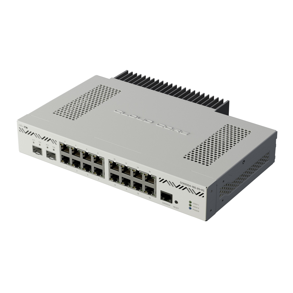 Маршрутизатор MIKROTIK CCR2004-16G-2S+PC