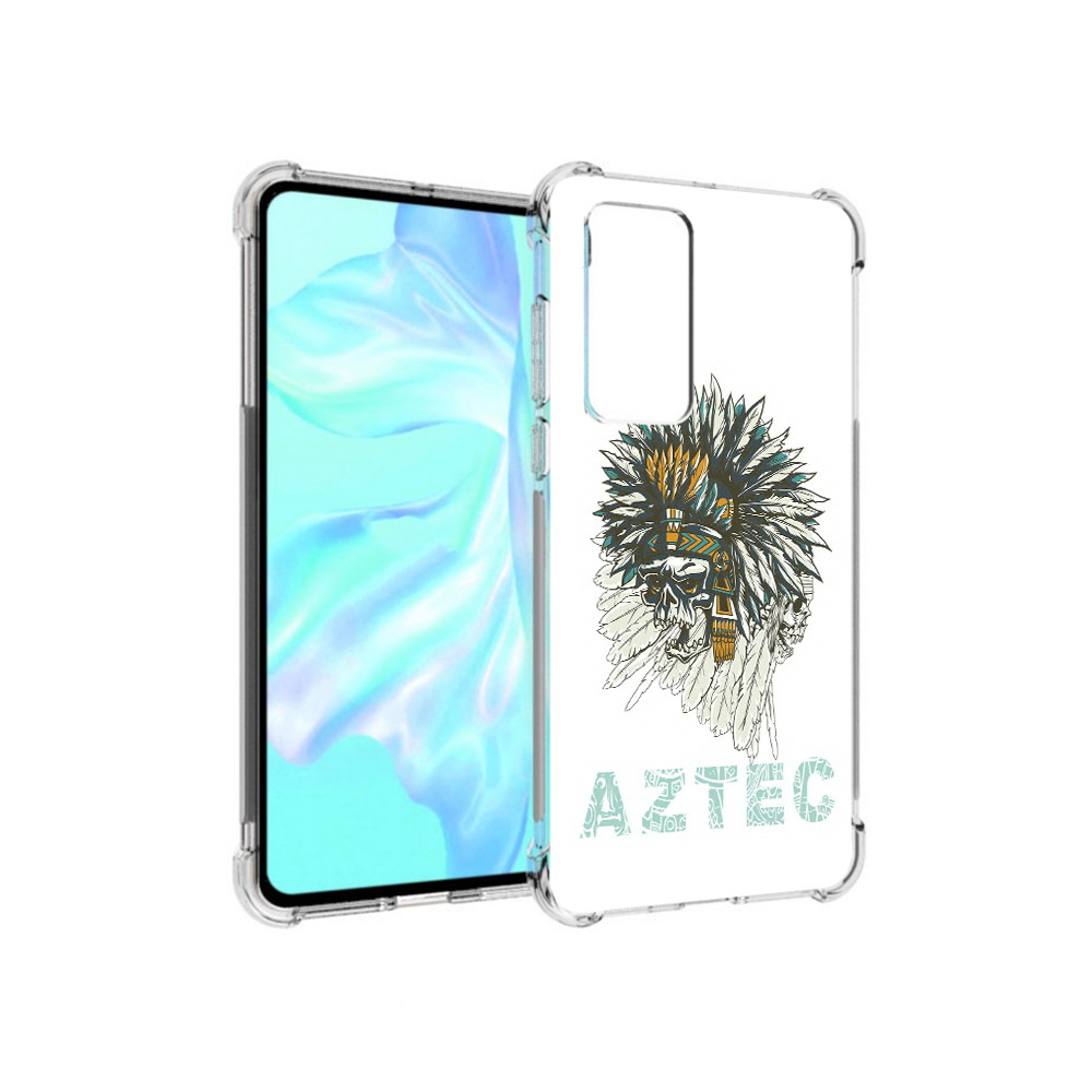 

Чехол MyPads Tocco для Huawei P40 скелет индеец, Прозрачный, Tocco