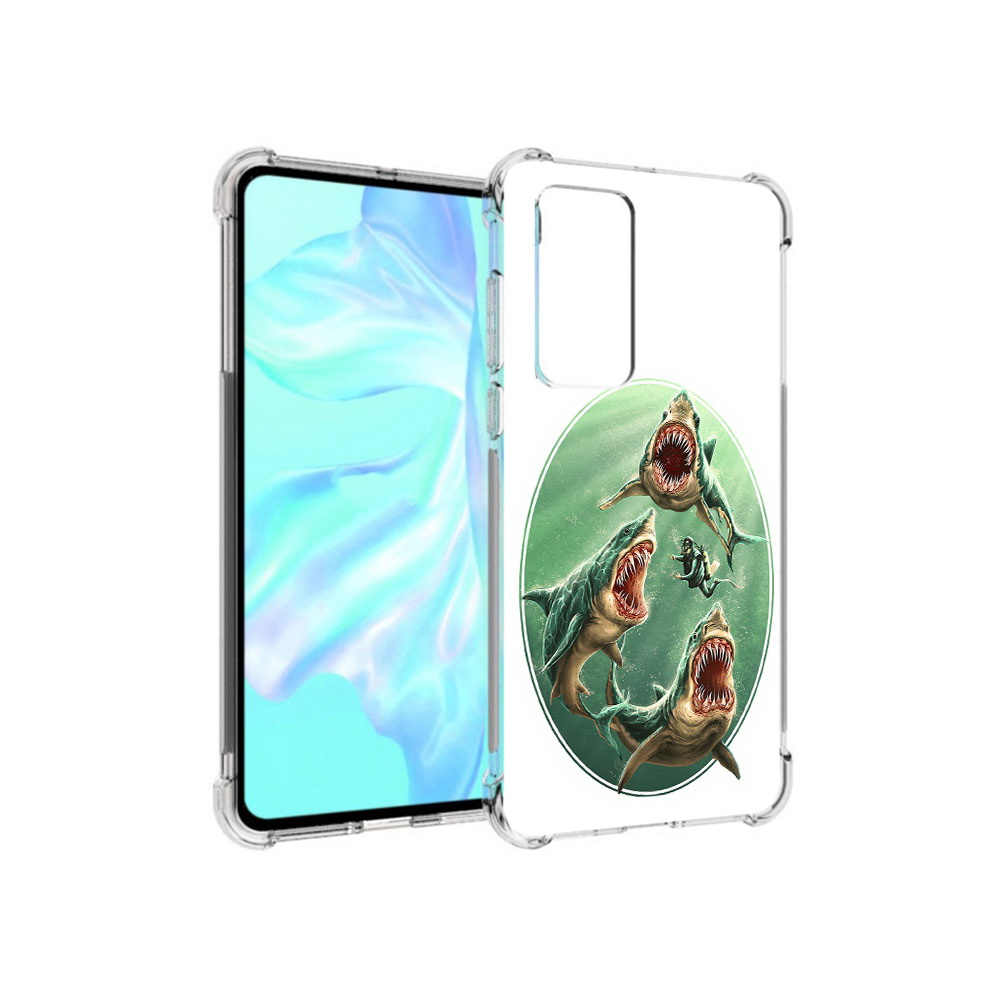 

Чехол MyPads Tocco для Huawei P40 синяя бездна, Прозрачный, Tocco
