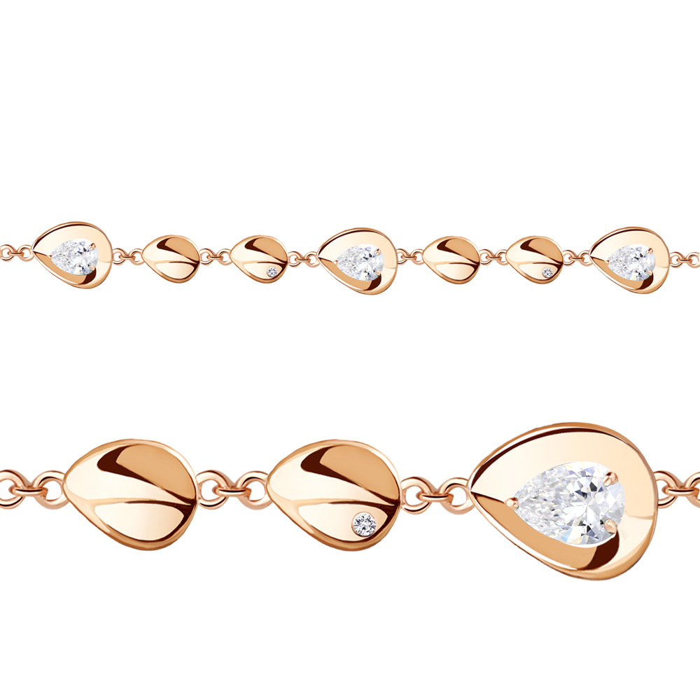 

Браслет из серебра с фианитом Aquamarine Aquamarine 74501А_925_з р. 20, 74501А_925_з