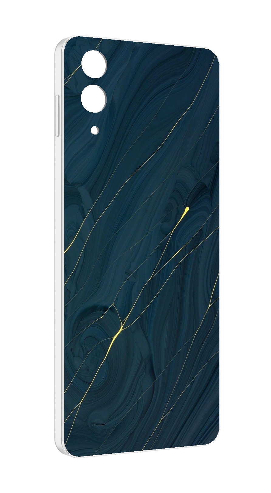 

Чехол MyPads дерево с золотыми трещинами для Samsung Galaxy Z Flip 4 (SM-F721), Прозрачный, Tocco