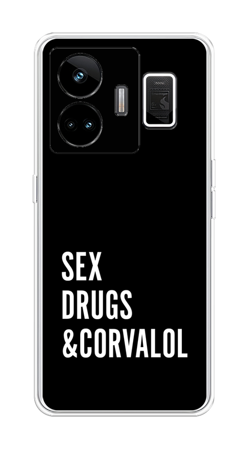 

Чехол на Realme GT Neo 5 5G/GT 3 "Corvalol", Черный;серый;белый, 2513650-6
