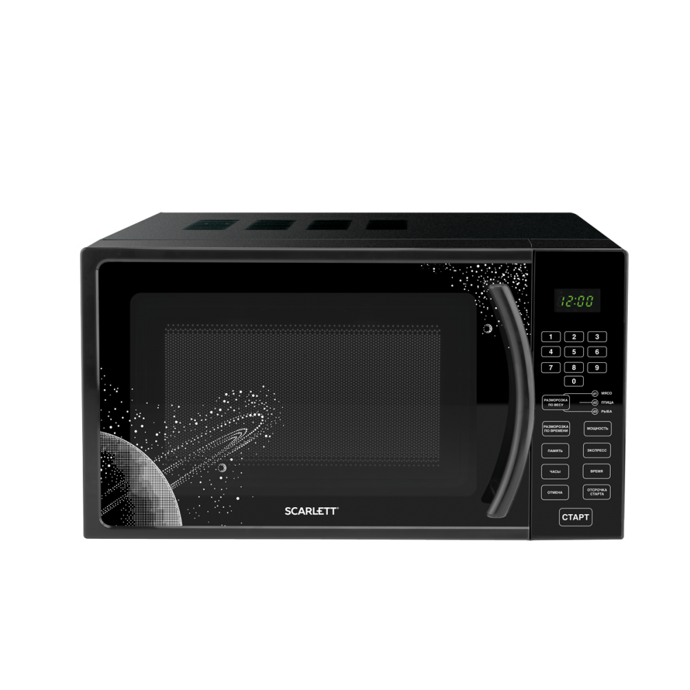 фото Микроволновая печь scarlett sc-mw9020s09d black