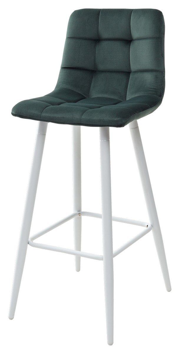 

Комплект полубарных стульев 4 шт. M-City LECCO XS2694UF91014WHT, белый/dark green, LECCO