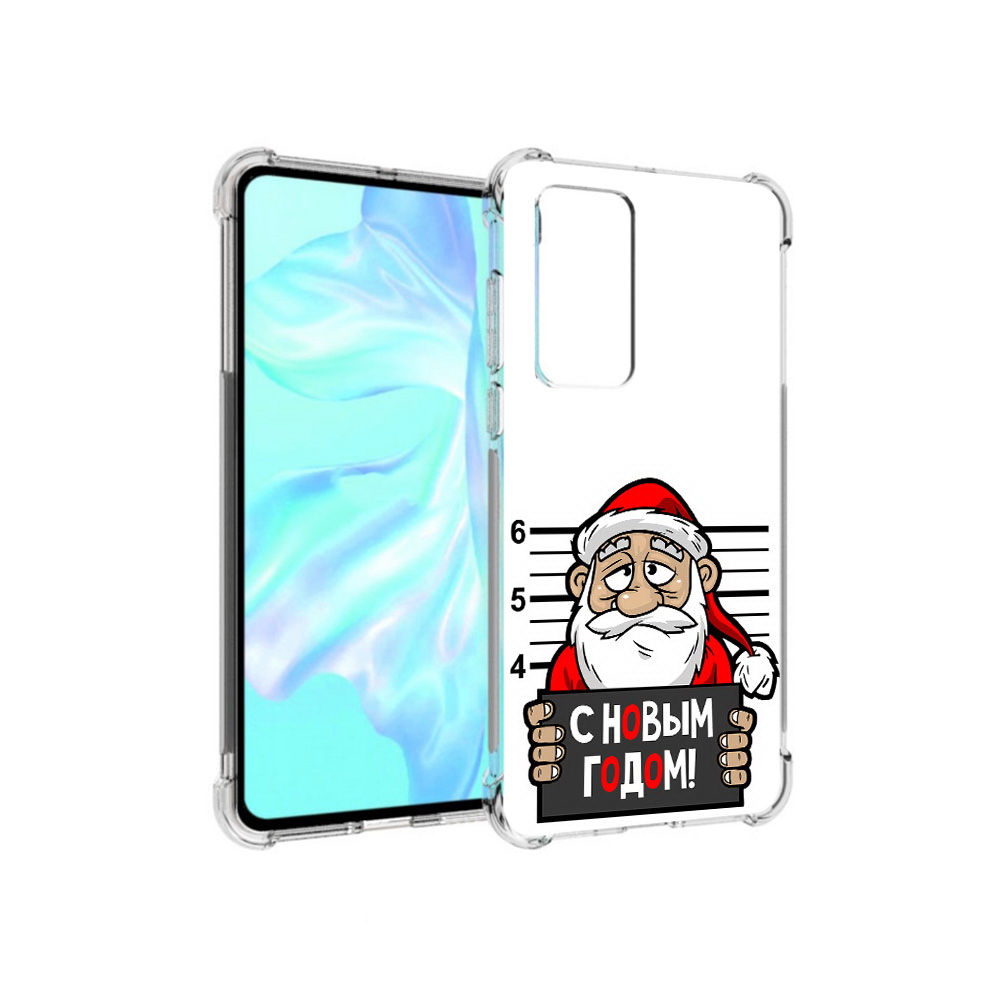 

Чехол MyPads Tocco для Huawei P40 ДМ с новым годом заключенный, Прозрачный, Tocco