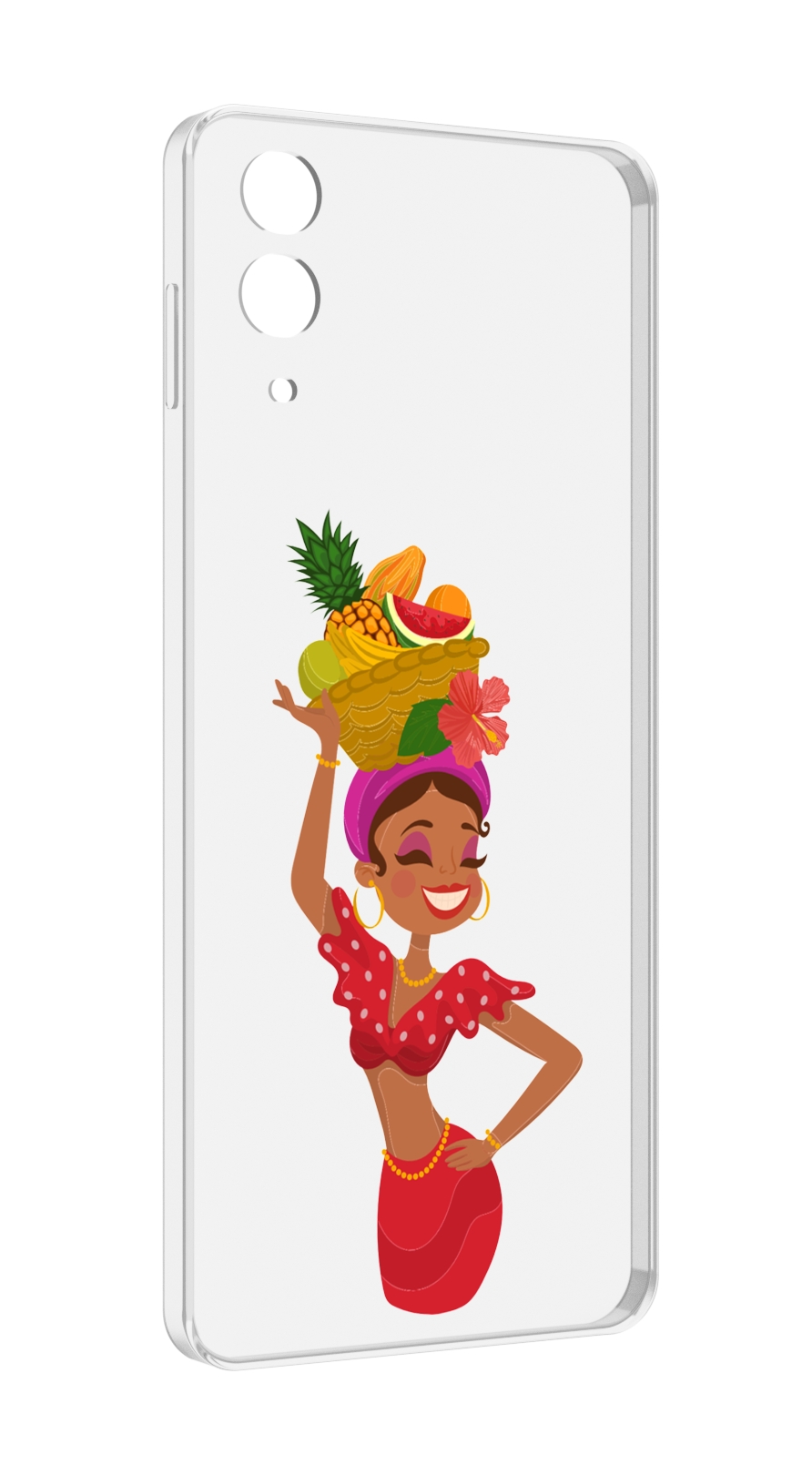 

Чехол MyPads девушка-мулатка для Samsung Galaxy Z Flip 4 (SM-F721), Прозрачный, Tocco