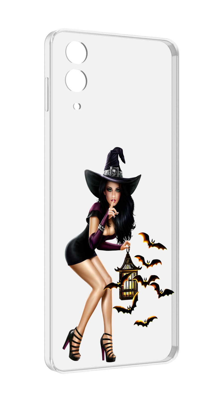 

Чехол MyPads девушка-ведьма женский для Samsung Galaxy Z Flip 4 (SM-F721), Прозрачный, Tocco