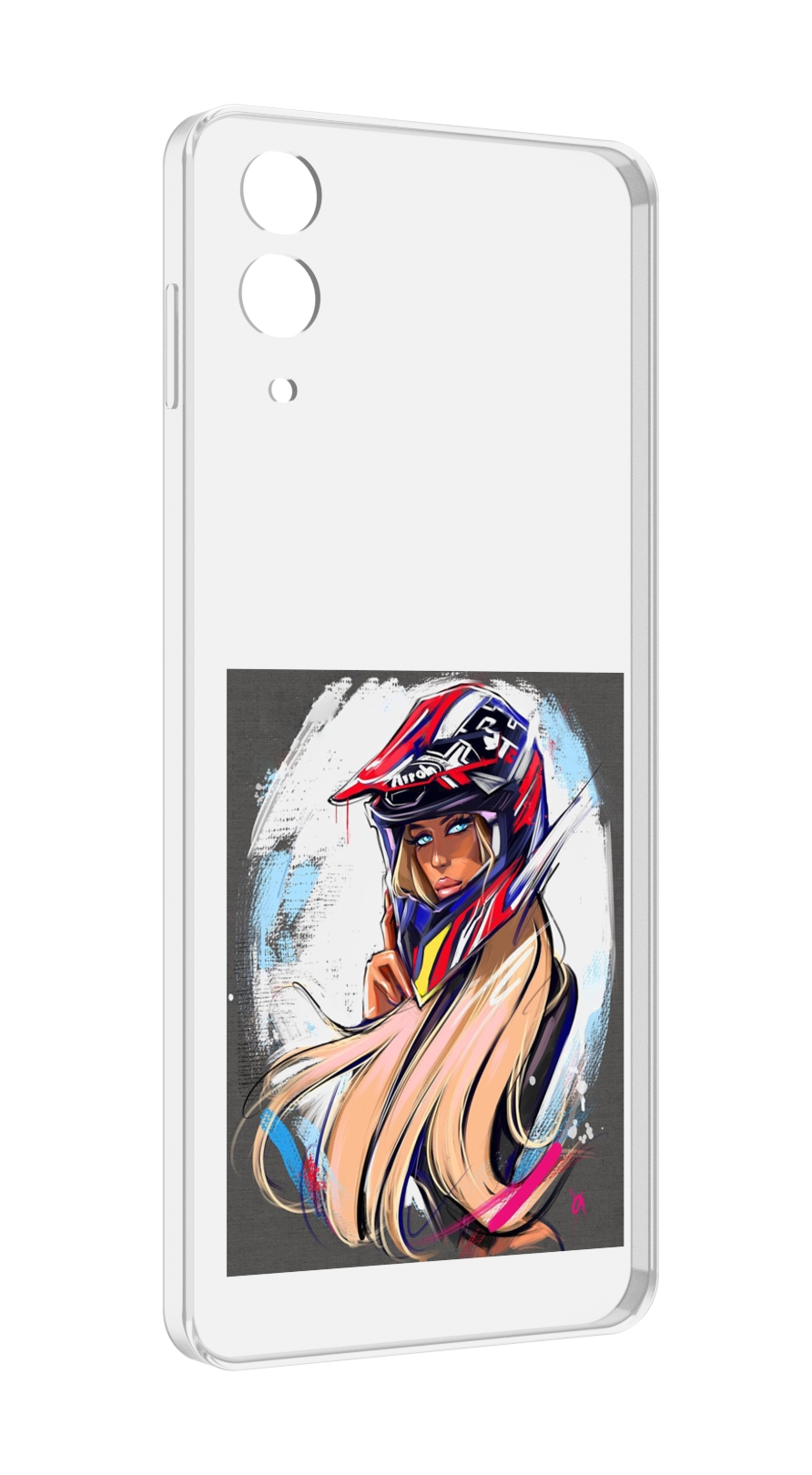 

Чехол MyPads девушка-в-шлеме для Samsung Galaxy Z Flip 4 (SM-F721), Прозрачный, Tocco