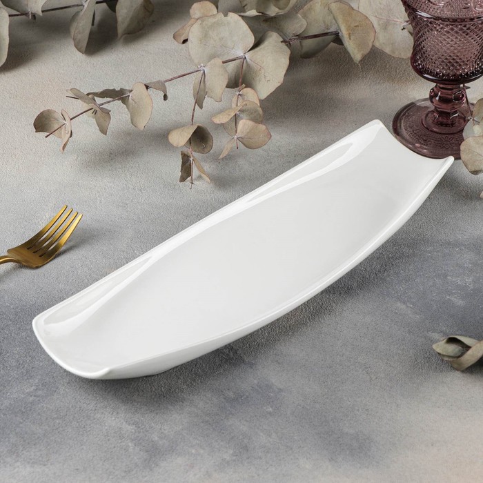

Блюдо Wilmax, 35x11 см (3 шт), Белый