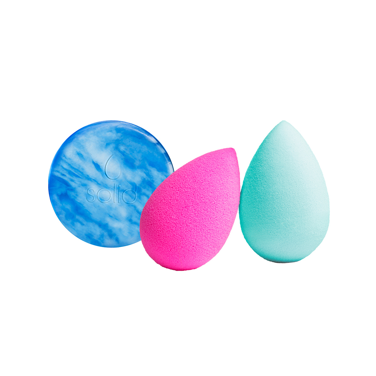 фото Набор beautyblender good vibrations спонж 2 шт + мыло для очистки