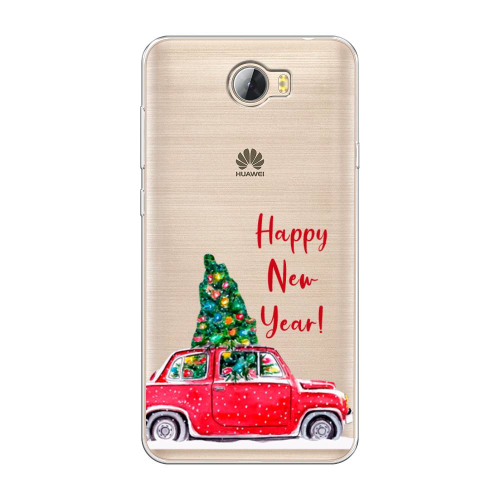 

Чехол на Huawei Y5 II "Happy New Year", Красный;зеленый, 61950-5