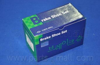 

Тормозные колодки PARTS-MALL стояночного тормоза PLA027