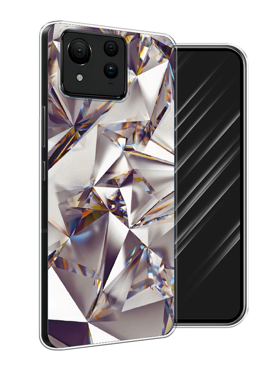 

Чехол Awog на Asus ZenFone 11 Ultra "Бриллианты", Серебристый;бежевый, 45250-1