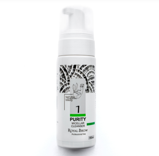 фото Purity micellar cleanser royal brow с экстрактом лайма 150 ml