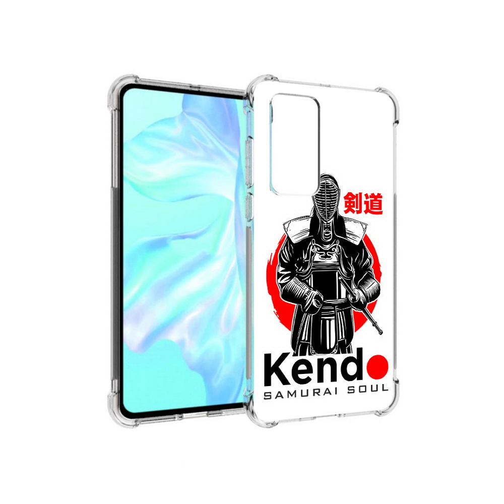 

Чехол MyPads Tocco для Huawei P40 рисованый самурай, Прозрачный, Tocco