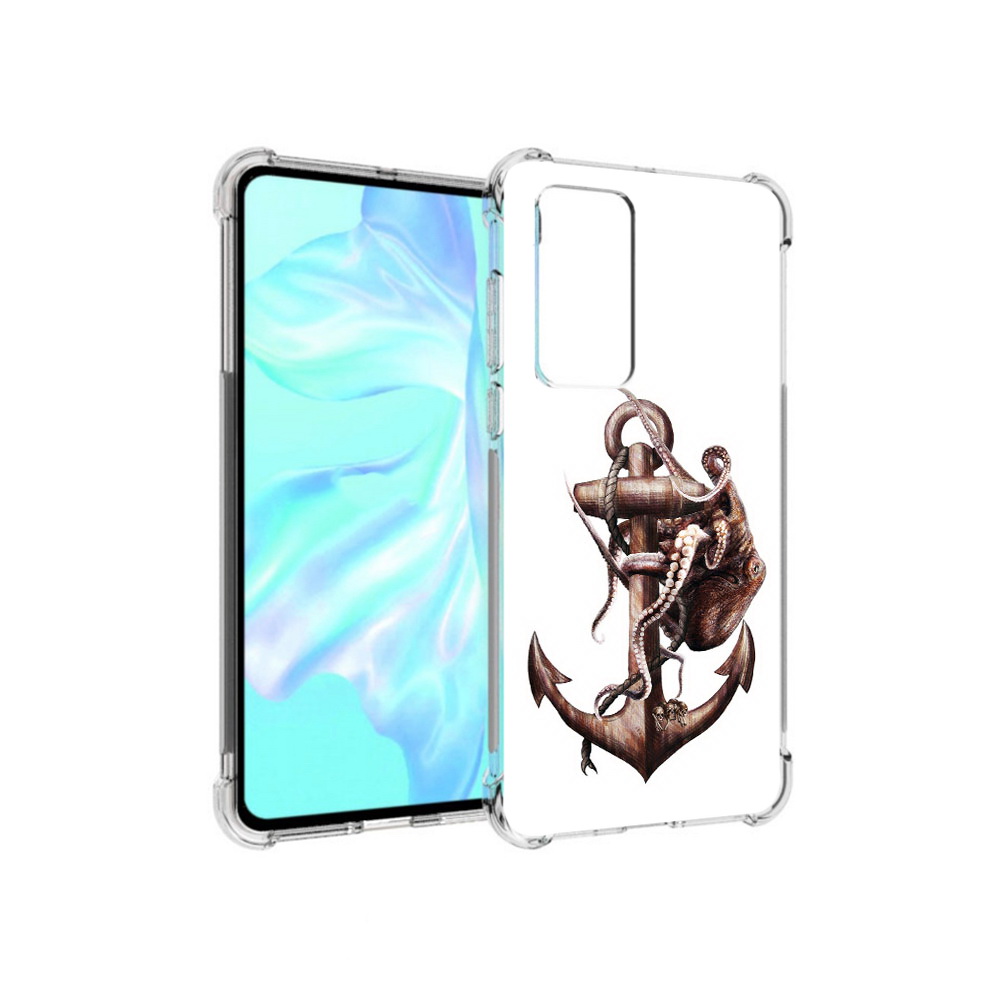 

Чехол MyPads Tocco для Huawei P40 ржавый якорь, Прозрачный, Tocco