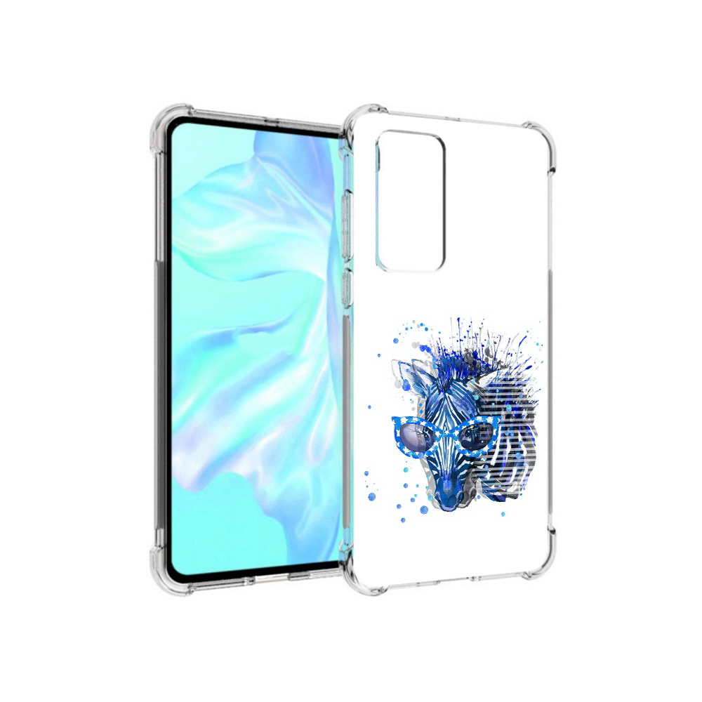 

Чехол MyPads Tocco для Huawei P40 расплывчатая зебра, Прозрачный, Tocco