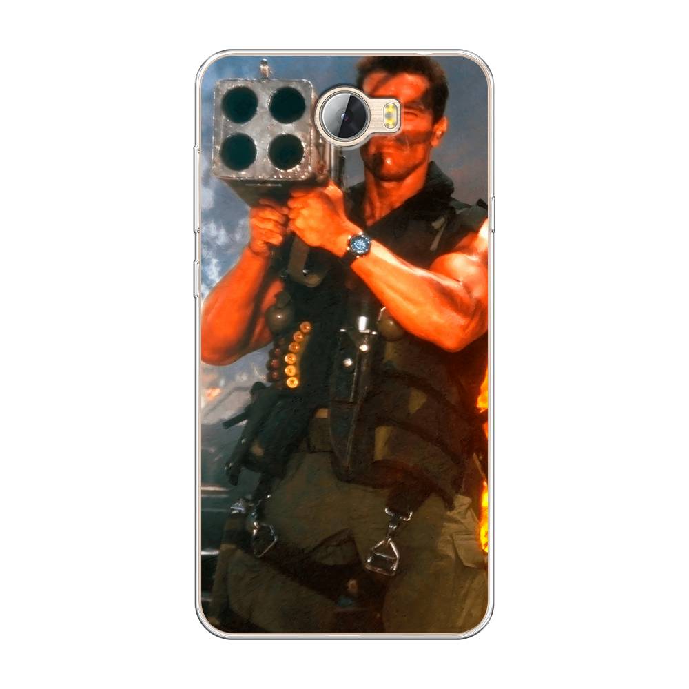 

Чехол на Huawei Y5 II "Арнольд Шварцнеггер с базукой", Голубой;коричневый, 61950-6