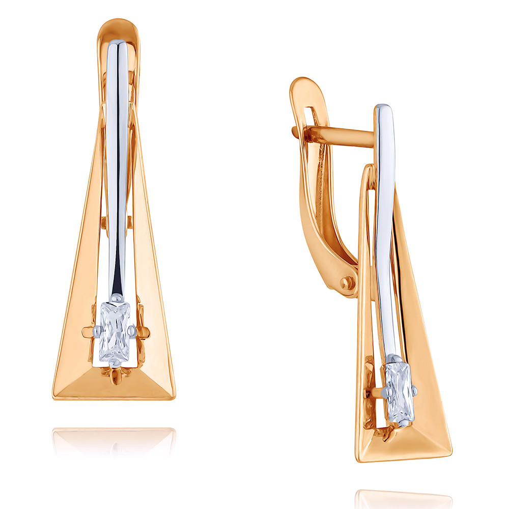 

Серьги из золота ADAMAS 24041666/01-А50Д-72, фианит, 24041666/01-А50Д-72