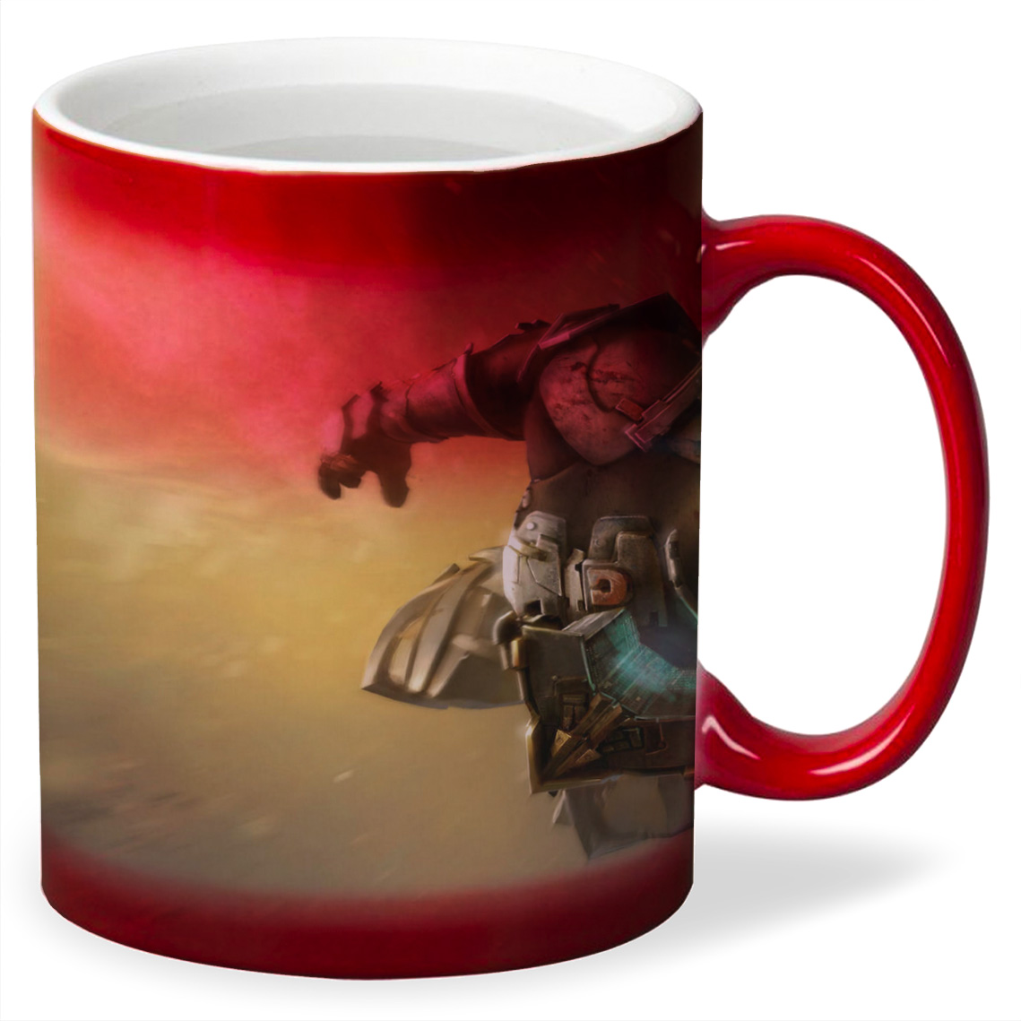 

Кружка хамелеон красный CoolPodarok dead space 2 Солдат Падает в неизвестность