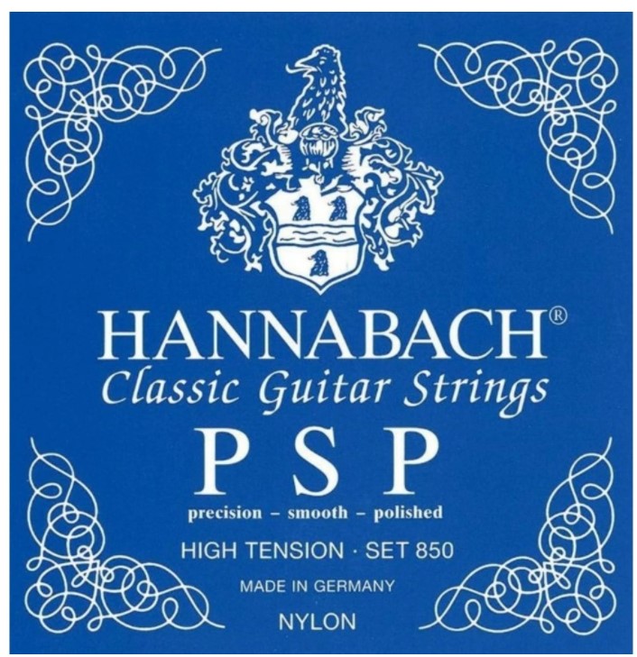 фото Струны для классической гитары hannabach 850ht blue psp