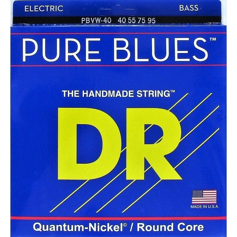 фото Струны для бас-гитары dr string pbvw-40 pure blues