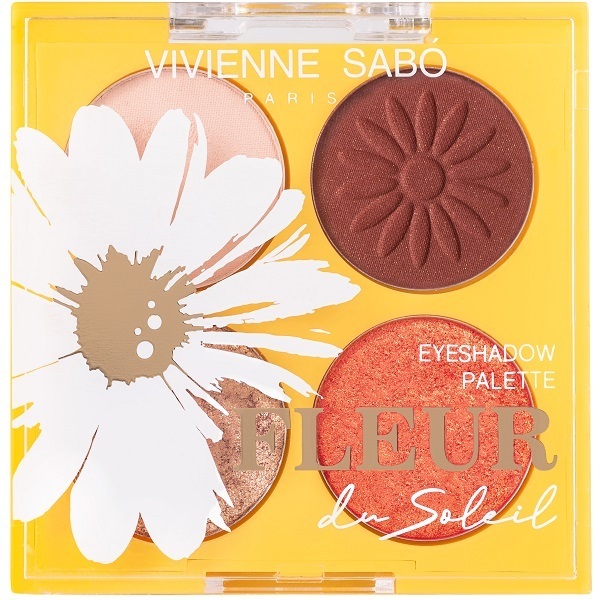 Палетка теней Vivienne Sabo  Fleur du soleil, тон 1 палетка для макияжа tf cosmetics artist color set т 21 бежево розовая палитра