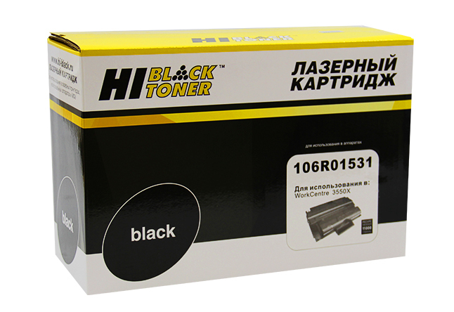 фото Картридж для лазерного принтера hi-black 106r01531 черный