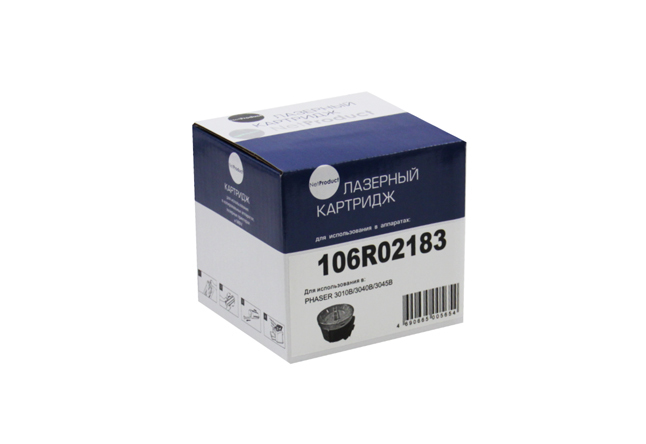 

Картридж для лазерного принтера NetProduct 106R02183 черный, 106R02183