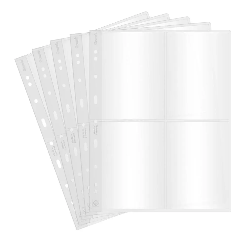 

Листы Leuchtturm 337553 Grande 2 CT на 4 банкноты боны 5 шт