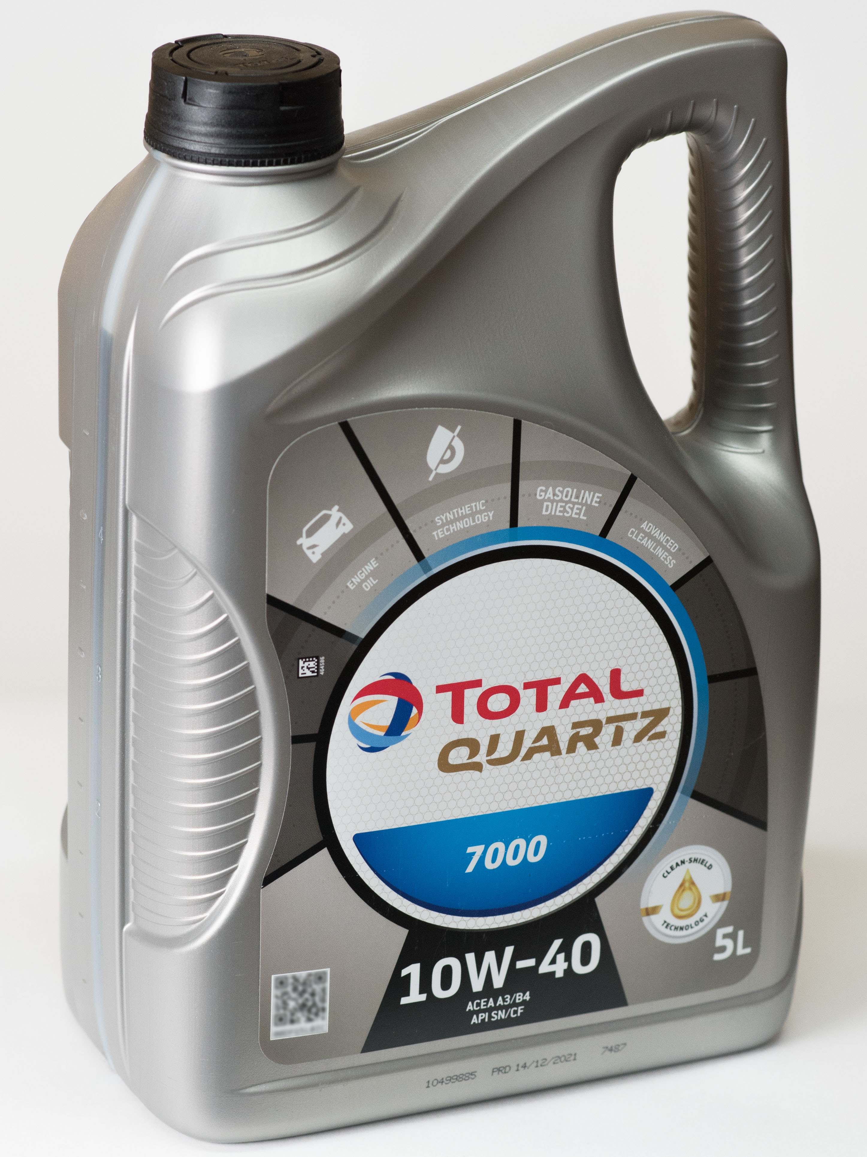 

Моторное масло Total QUARTZ 7000 10W-40, 5л
