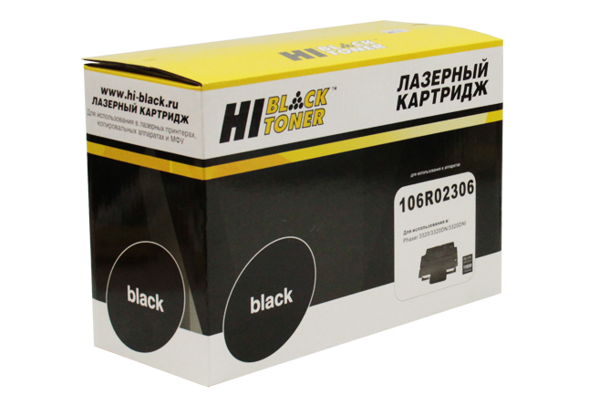 

Картридж для лазерного принтера Hi-Black 106R02306 Black, Черный, 106R02306