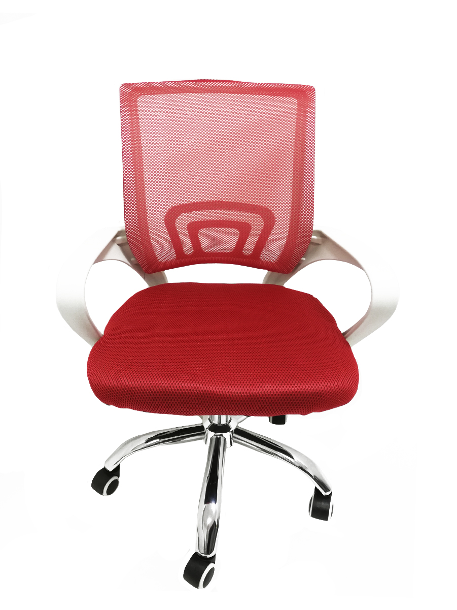 фото Компьютерное офисное кресло с подлокотниками urm комфорт, красное