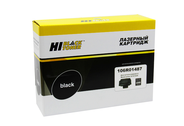 фото Картридж для лазерного принтера hi-black 106r01487 черный