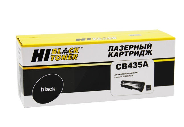 фото Картридж для лазерного принтера hi-black №35a cb435a / cartridge 712 черный