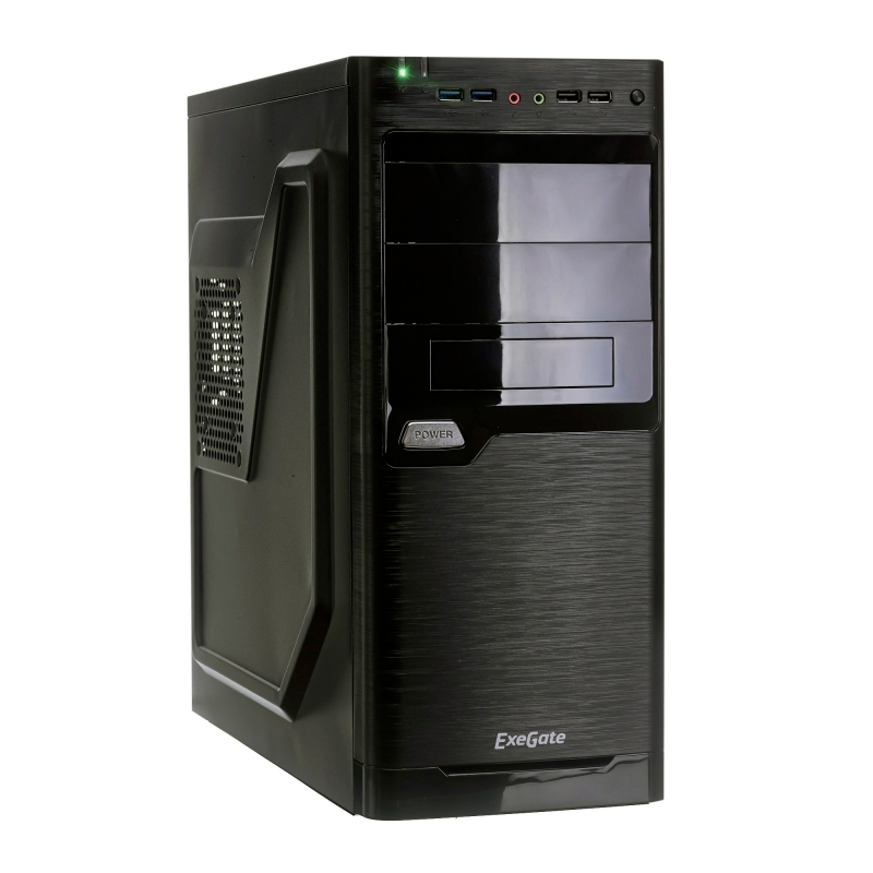 Корпус компьютерный ExeGate XP-330U (EX272726RUS) Black