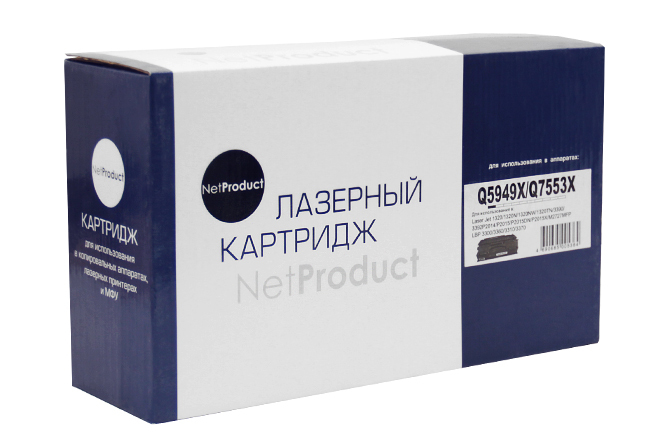 фото Картридж для лазерного принтера netproduct №49x / №53x q5949x / q7553x черный hi-black