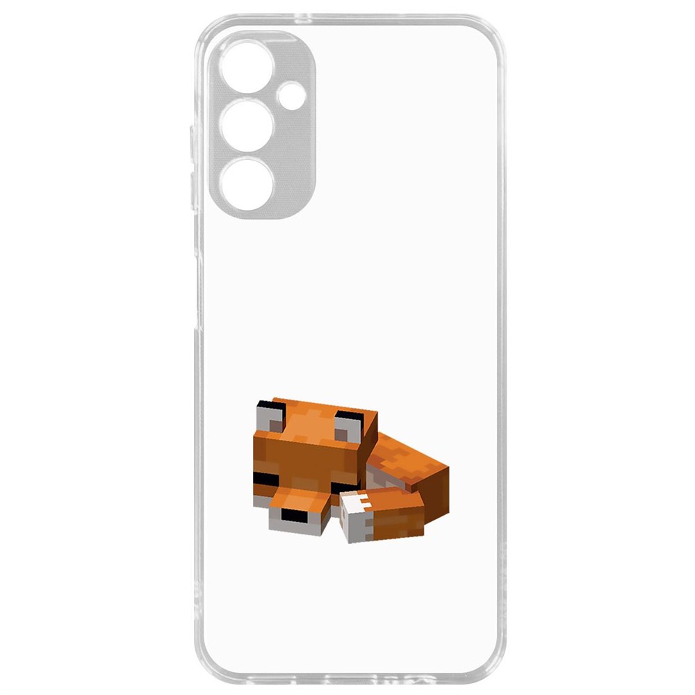 

Чехол-накладка Case Minecraft-Спящий Лисенок для Samsung Galaxy A14 4G (A145), Прозрачный