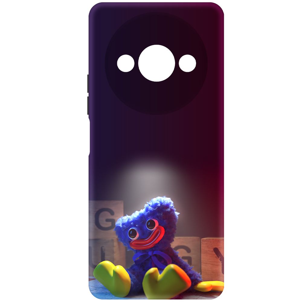 

Чехол-накладка Krutoff Soft Case Хаги Ваги игрушка для Xiaomi Poco C61 черный