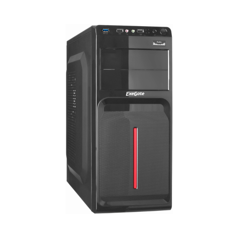 

Корпус компьютерный ExeGate AB-221U (EX264158RUS), Black
