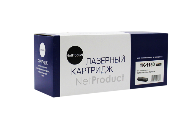 

Картридж для лазерного принтера NetProduct TK-1150 без чипа, черный, TK-1150