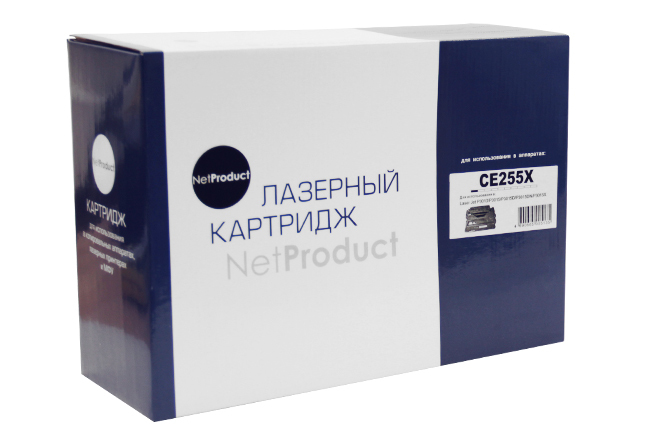 Картридж для лазерного принтера NetProduct №55x CE255X черный