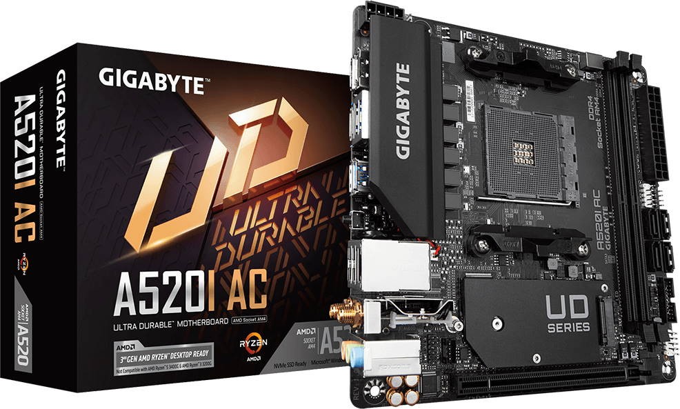 фото Материнская плата gigabyte a520i