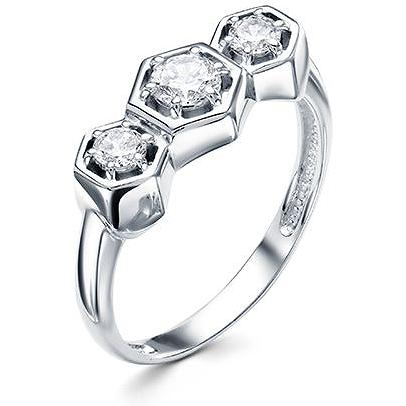 

Кольцо женское АЛЬКОР 01-1595 р.18, 01-1595
