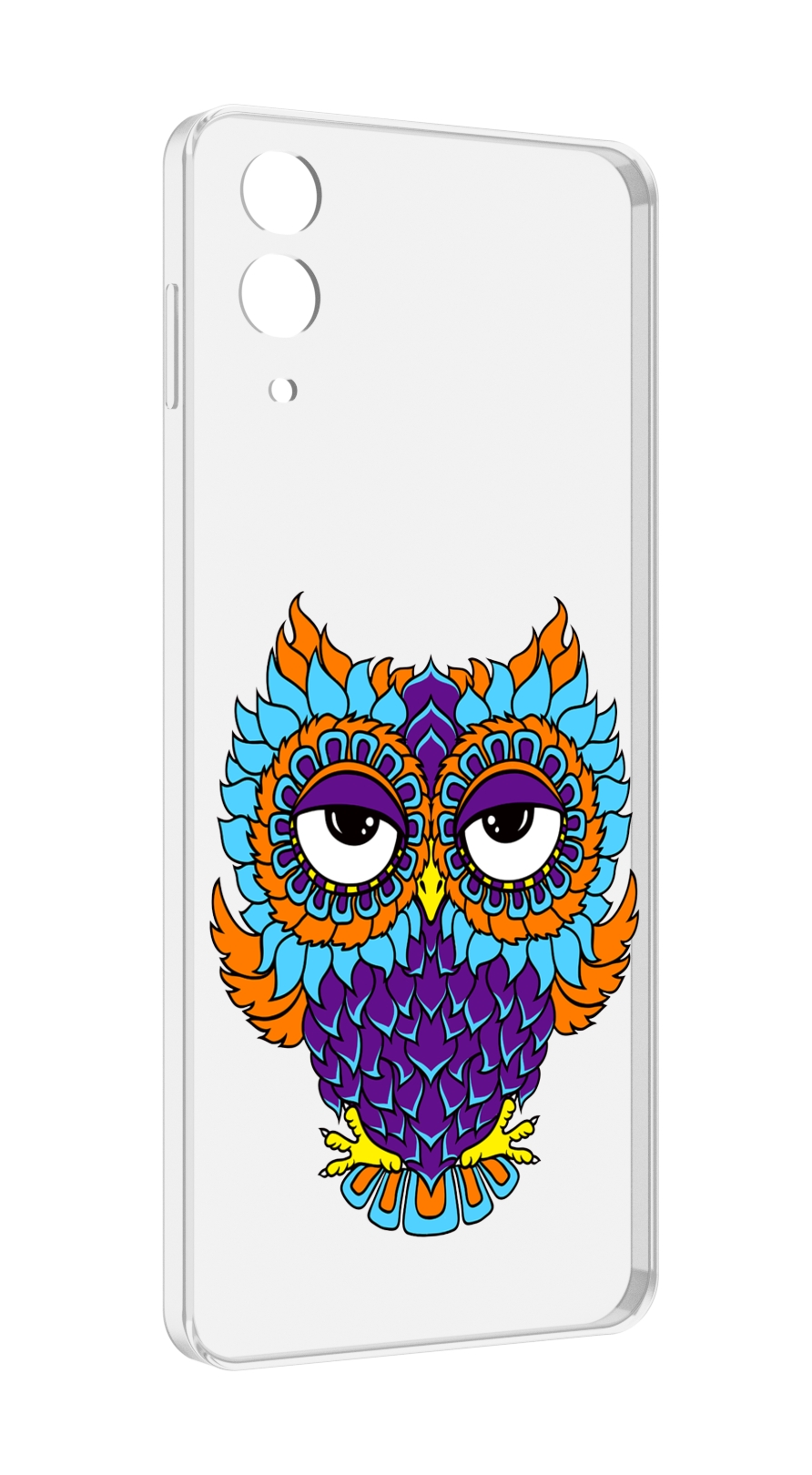 

Чехол MyPads Цветная сова для Samsung Galaxy Z Flip 4 (SM-F721), Прозрачный, Tocco