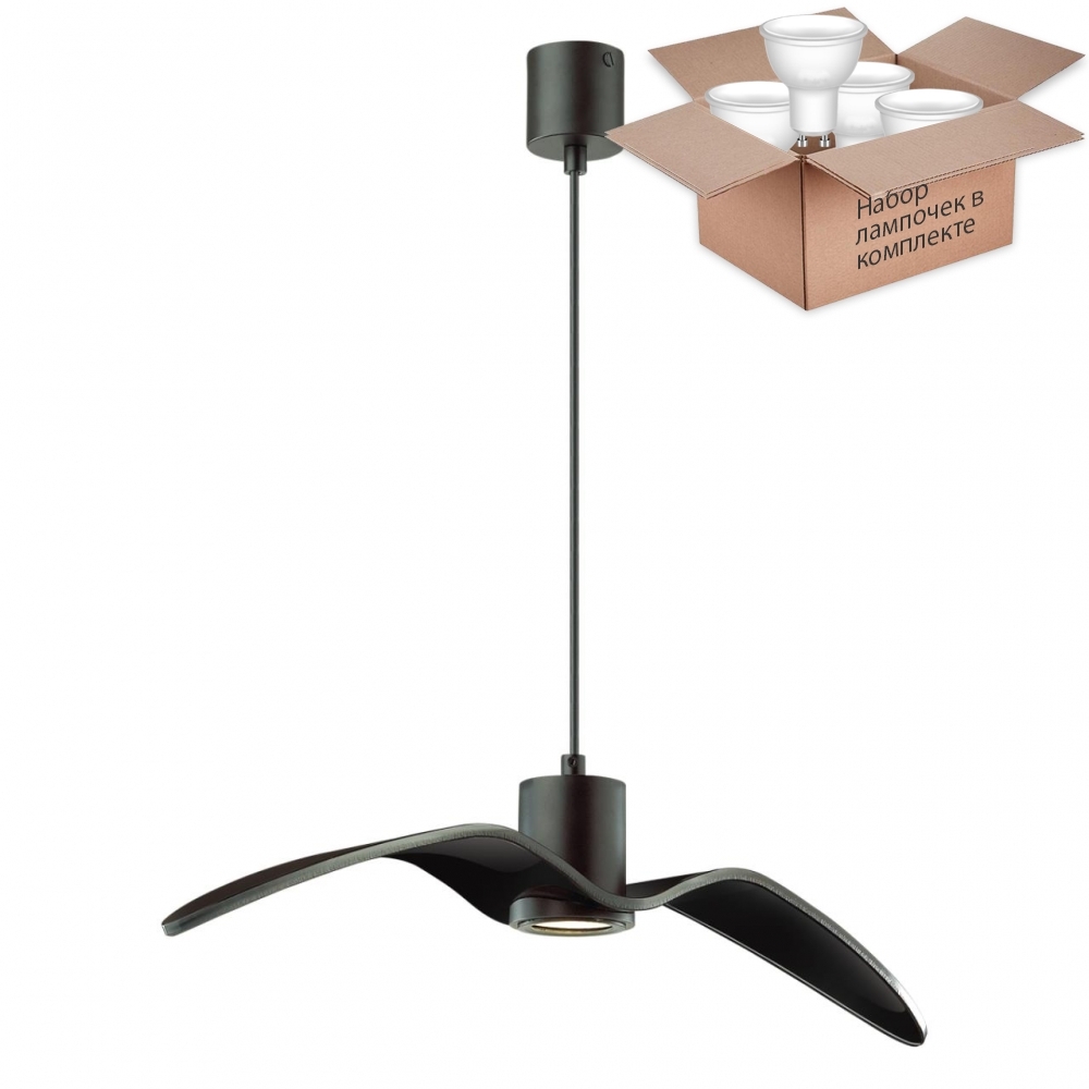 

Светильник с лампочкой Odeon Light Birds 4902/1B+Lamps Gu10