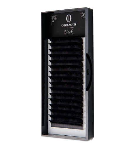 

Ресницы Oko Lashes black D+ 0.12 8-14мм, Черный