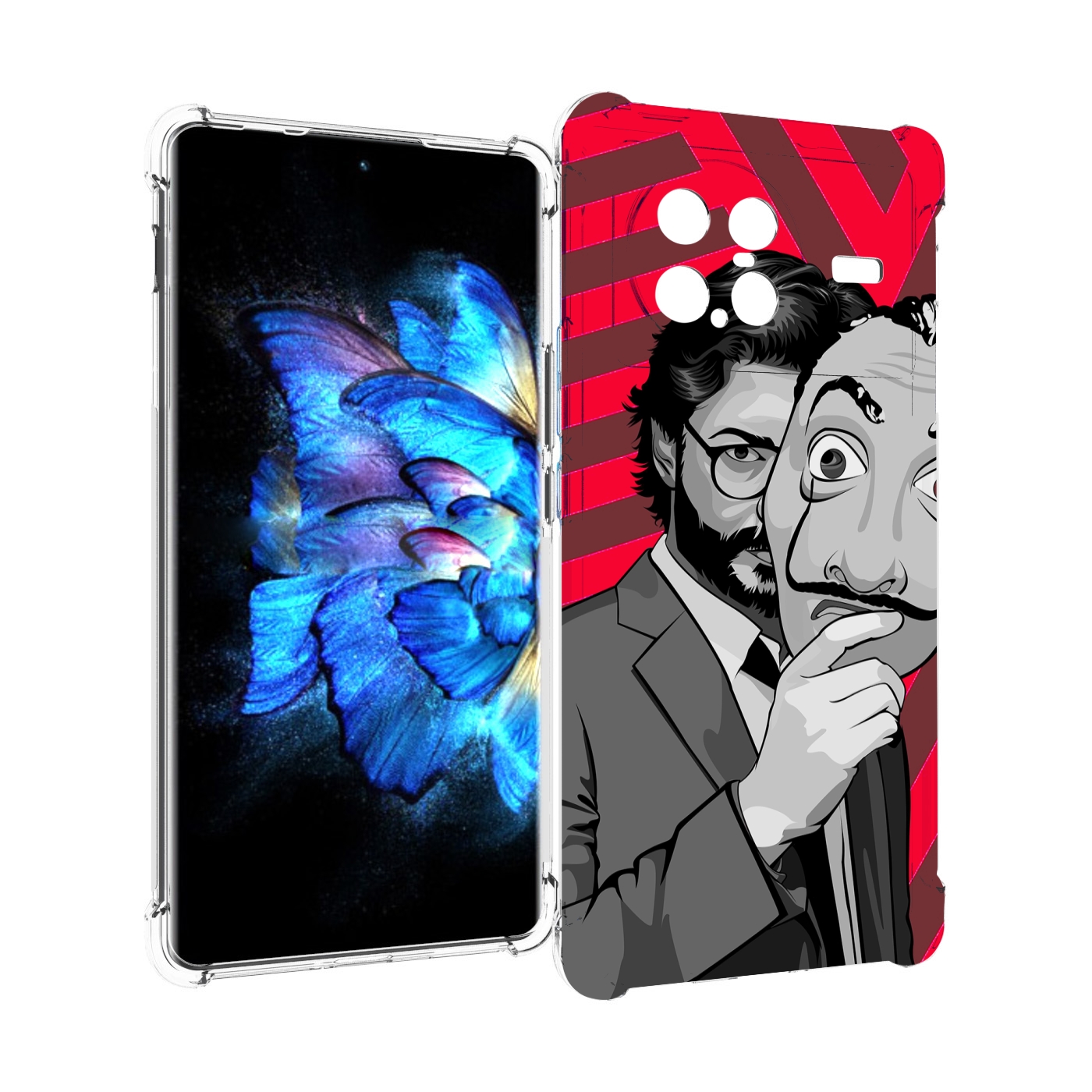 

Чехол MyPads Профессор-бумажый-дом для Vivo X Note 5G, Прозрачный, Tocco