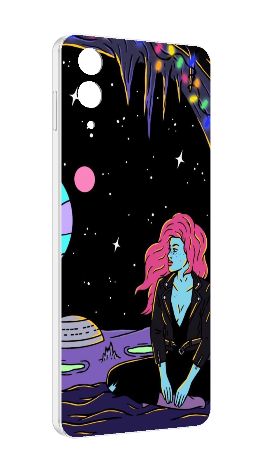 

Чехол MyPads девушка с красными волосами в космосе женский для Samsung Galaxy Z Flip 4, Прозрачный, Tocco