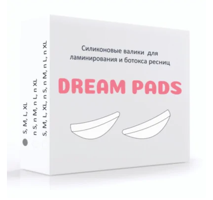 Силиконовые валики для ламинирования ресниц Ellami Dream pads S подпяточники ортопедические силиконовые ст 40 тривес р s